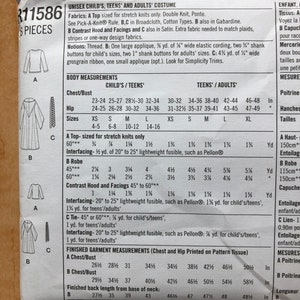 Harry Potter Robe and Tie Patterns Simplicity 11586 Harry Potter Cape ...