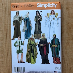 Simplicity 4795 Biblical Adult Nativity Patterns Adult Biblical Patterns