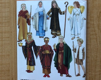 4797 Biblische Kinder Krippe Schnittmuster Maria Joseph Engel Könige Hirten Gewandungen