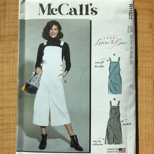 McCalls R11622 M8345 Patron de robe de pull 8345 11622 Patron de robe de salopette en papier