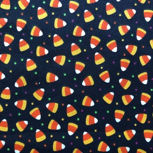 1/2 yard Candy Corn Halloween Lightweight Woven Cotton Fabric Quilting Sewing and Crafting from Joann Fabrics