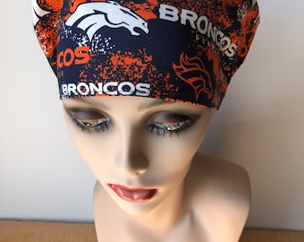 Klassische Denver Broncos Scrub Cap Krankenschwestern Euro Style Broncos Chef Küchennetz Denver Broncos Scrubs