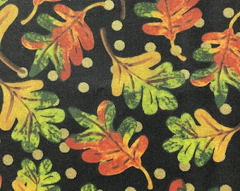 Thanksgiving Leaves Cotton Fabric