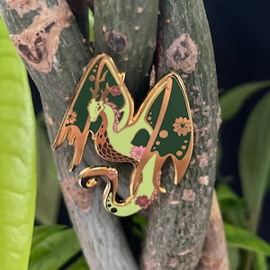 Hard Enamel Pin- Forest Dragon | Lapel | Brooch