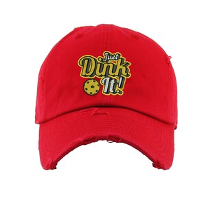 Just Dink It! Adult Dad Hat Embroidered Vintage Hat Cool Cap for men and women