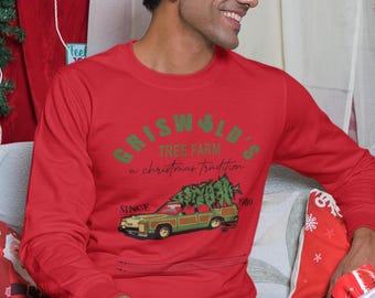 Griswold Christmas Tree Farm Crewneck Family Holiday Sweatshirt