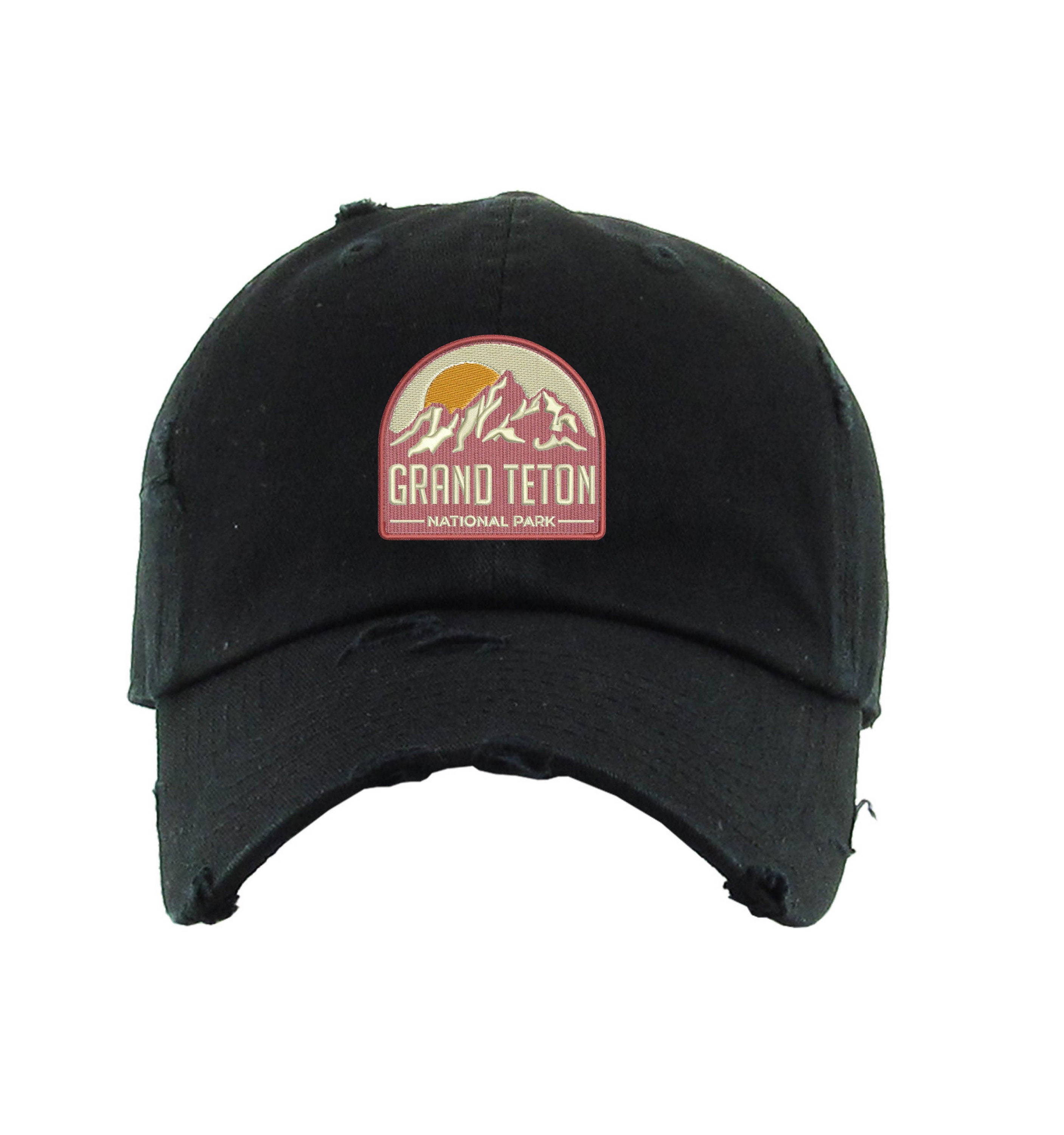 Grand Teton National Park Adult Dad Hat Embroidered Vintage