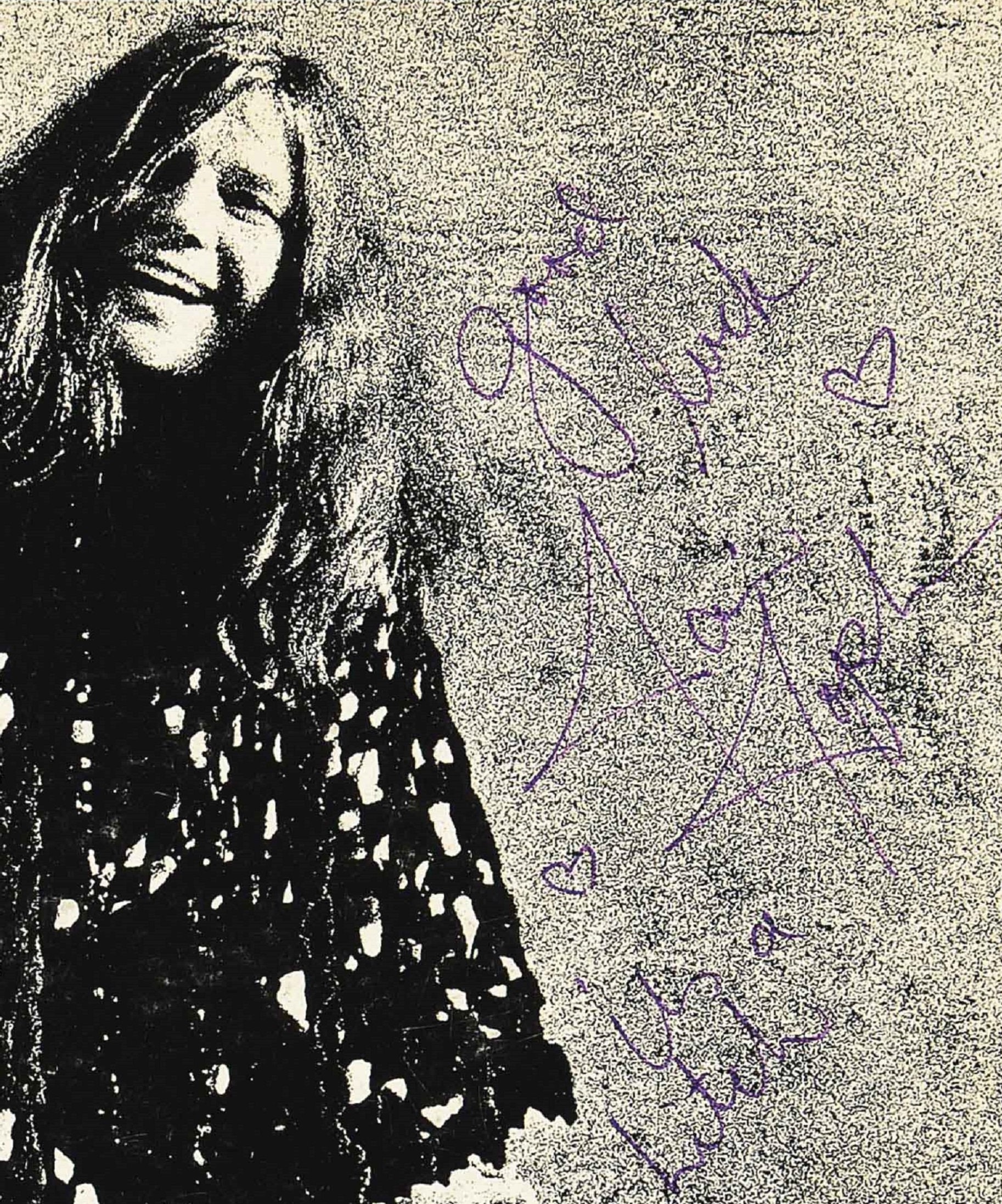 Ultra Rare Janis Joplin Autographed Signed 1968 Cheap Etsy