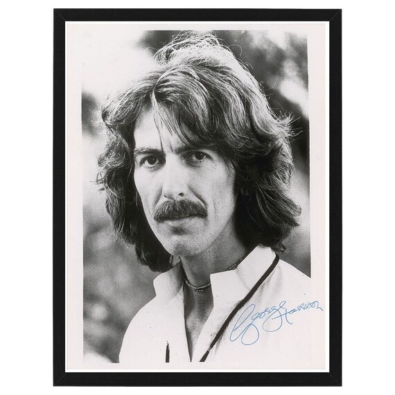 Harrison The Beatles Signed / Autographed FRAMED Etsy