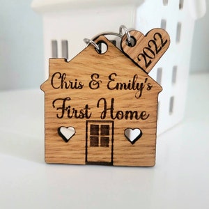 First Home, Personalised Gift, New House Keyring
