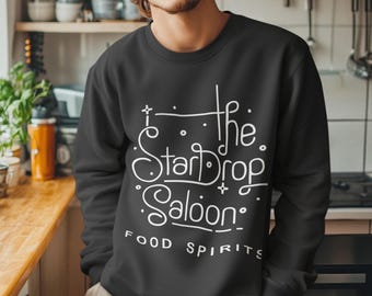 Stardew Valley Sweatshirt, Stardew Sweatshirt, Stardrop Saloon Shirt, Stardew Valley Gift Unisex Heavy Blend Crewneck Sweatshirt