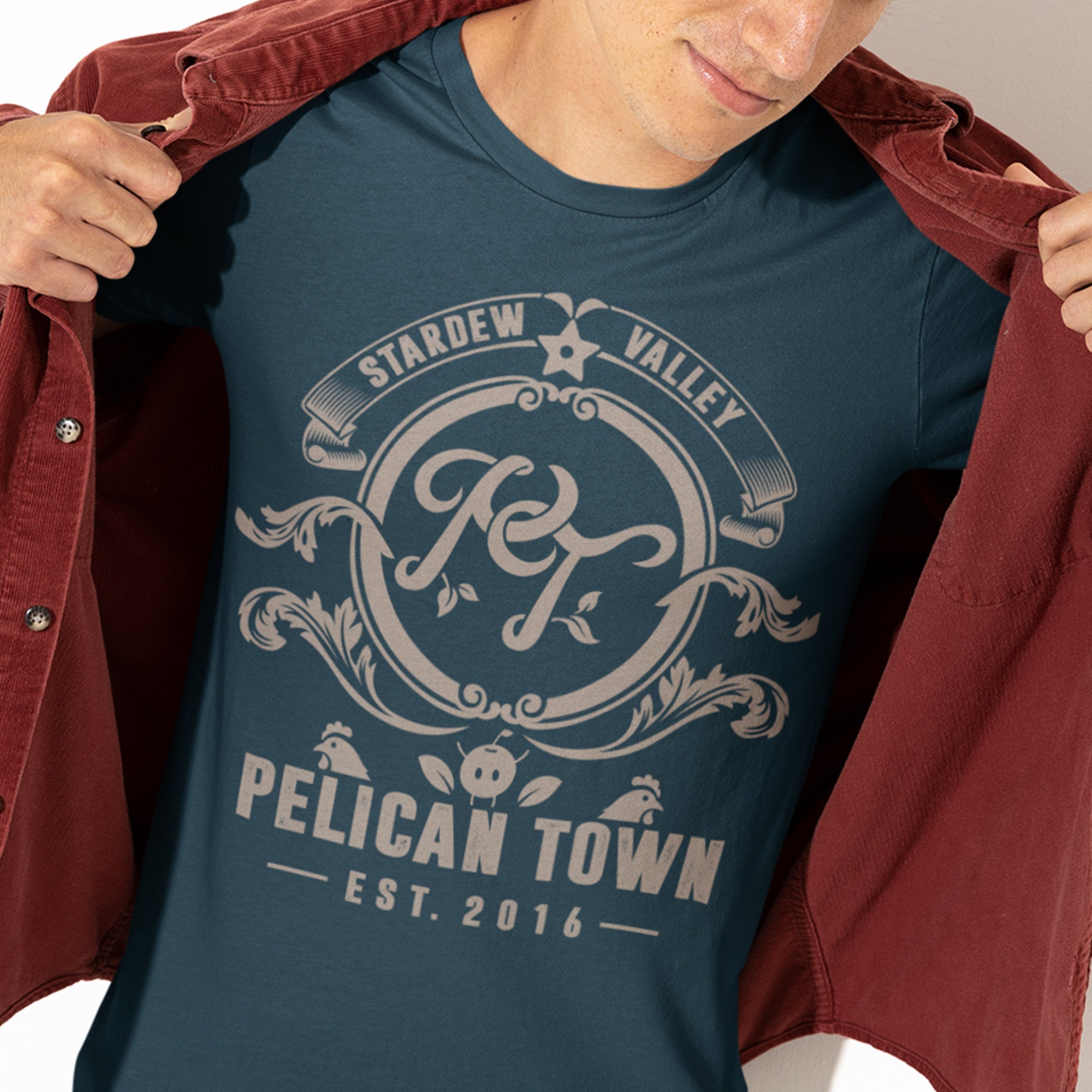 Louisiana Vintage Distressed Pelican Men's Graphic T Shirt Tees Brisco  Brands 5X 
