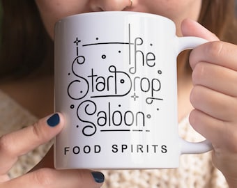 Stardew Valley Mug, Stardrop Saloon Mug, Stardew Mug, Stardew Valley Gift, Stardew Coffee Mug, Stardew Valley merch, Stardew Ceramic Mug