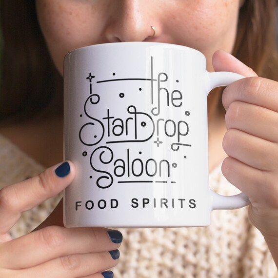 Stardew Valley Mug, Stardrop Saloon Mug, Stardew Mug, Stardew Valley Gift, Stardew Coffee Mug, Stardew Valley merch, Stardew Ceramic Mug