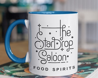 Mug Stardew Valley, Mug Stardrop Saloon, Mug Stardew, Cadeau Stardew Valley, Mug à café Stardew, Tasse Stardew, Mug accent en céramique Stardew 11 oz