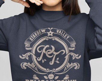Stardew Valley Sweatshirt, Stardew Sweatshirt, Pelican Town Sweatshirt, Stardew Valley Gift, Stardew Unisex Heavy Blend Crewneck Sweatshirt