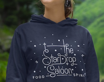Stardew Valley Hoodie, Stardrop Saloon Sweatshirt, Pelican Town Hooded Sweatshirt