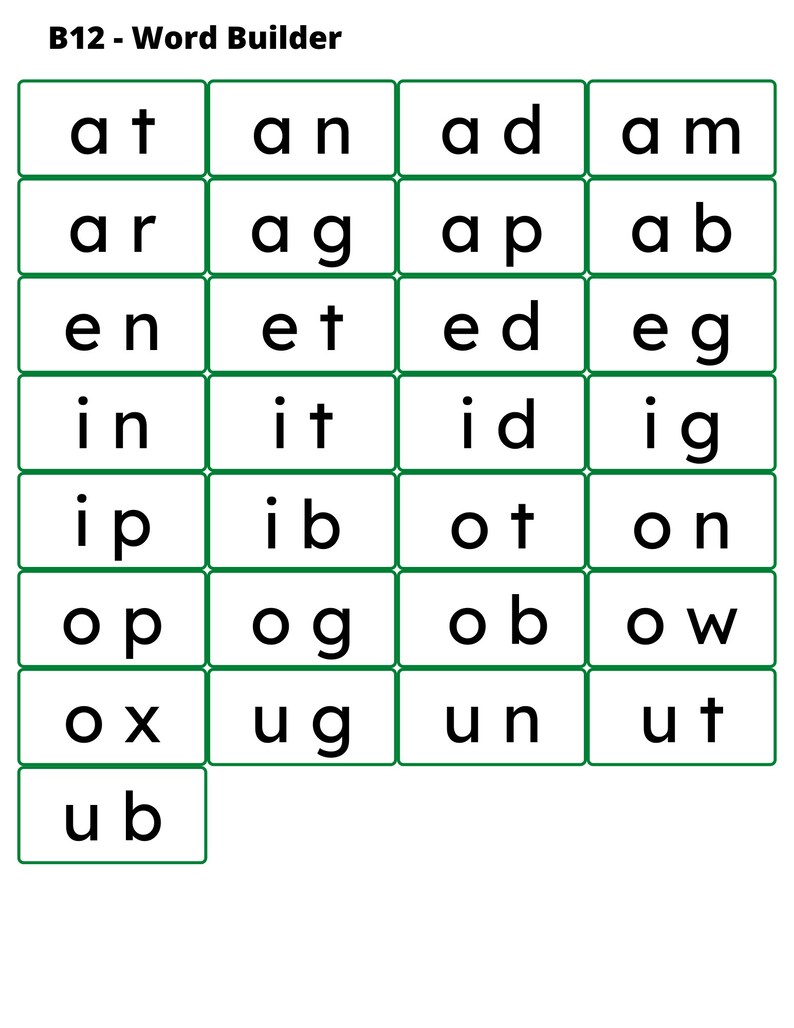 Busy Binder Word Builder Sight Words Writing Reading | Etsy