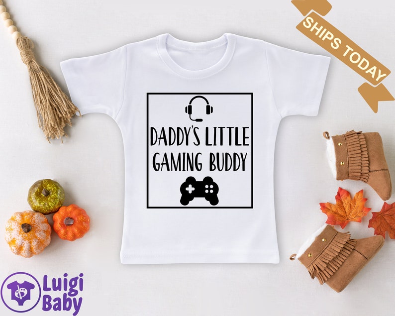 Babygirl Onsie Baby Boy Clothes Baby Clothes Baby Onesie Game Onesie Baby Girl Custom Onsy Daddy Gaming Buddy Funny Baby Clothes