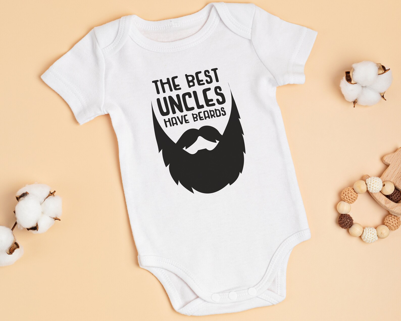 Uncle Baby Clothes The Best Uncles Have Beards Onesie Uncle Etsy