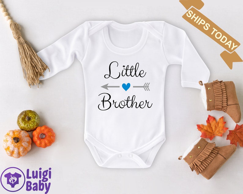 Little Brother Onesie Baby Boy Clothes Little Brother Onsie Etsy