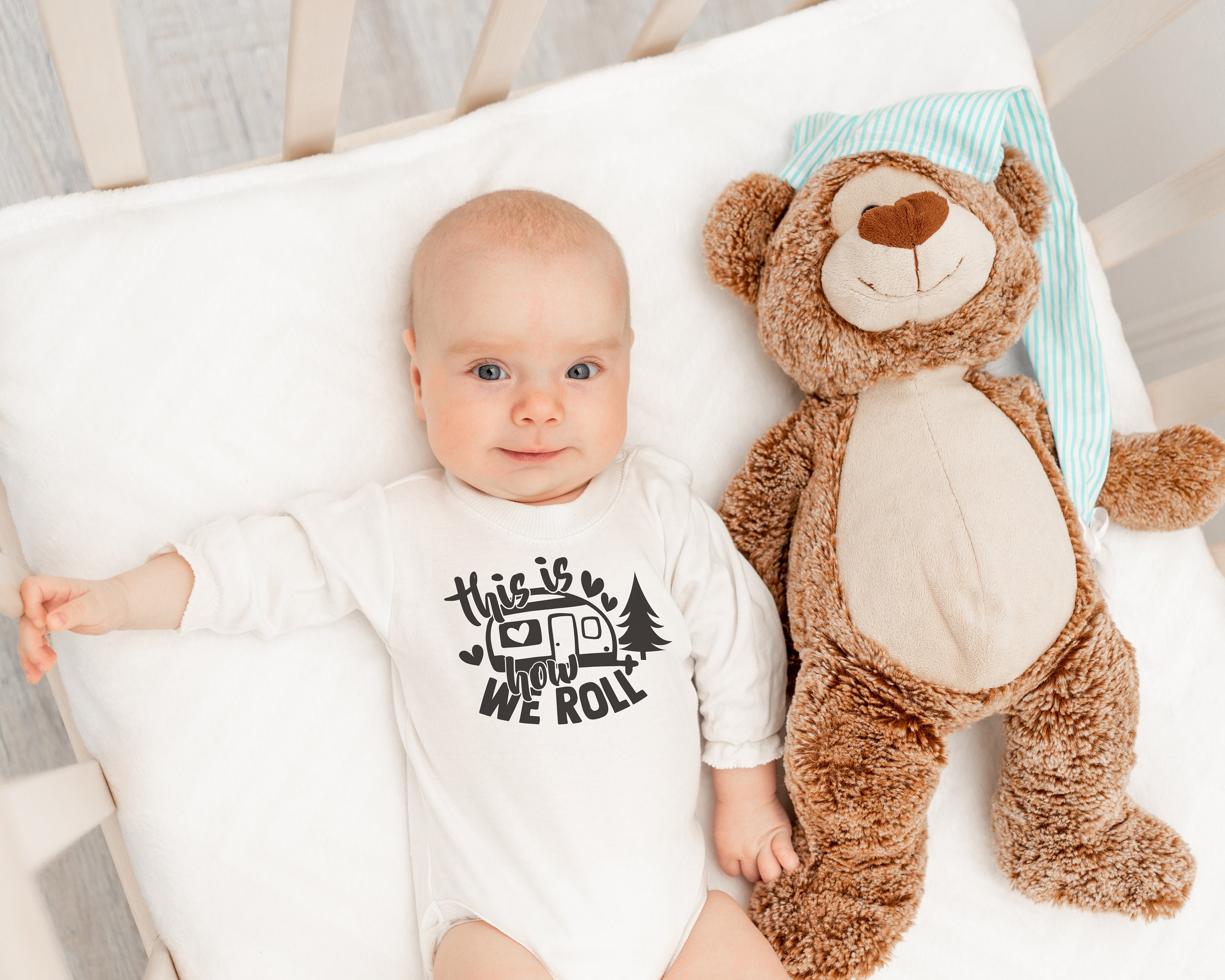 Funny Onesies for Babies This is How We Roll Onesie Etsy