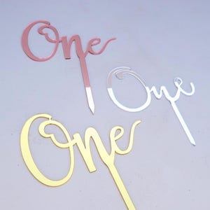 cake topper first birthday gold cake topper rose gold silver one cake topper 1st birthday cake topper 1 year girl cake topper one