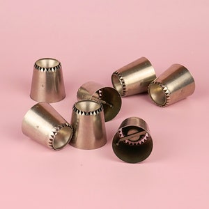 Nozzle Sultane piping nozzle with hole in the middle nozzle for meringue macarons pastries cakes decoration nozzle garnishing nozzle large piping nozzle cupcakes