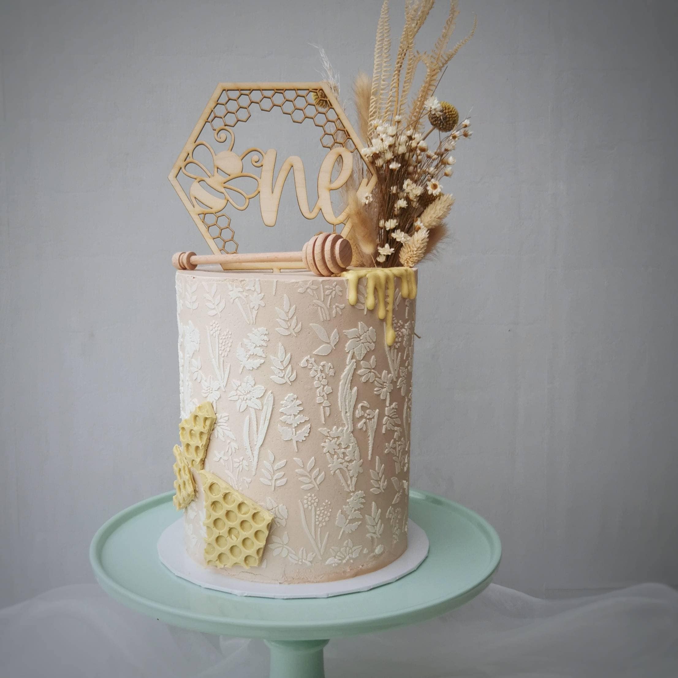 Gâteau De Mariage Floral Silicone Embosser Tapis De Décoration De