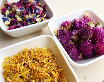 Boccioli Di Rosa Rosso Scuro Essiccati Commestibili 10g - Foto 3