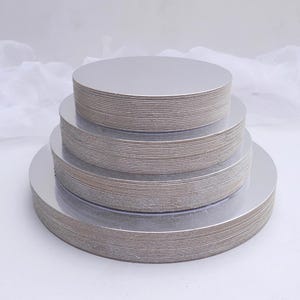 cake board 15, 18, 20, 25 cm Hochzeitstorte stapeln Zwischenplatte cake board 25 cm Tortenunterlagen Pappe Tortenunterlage silber cake drum