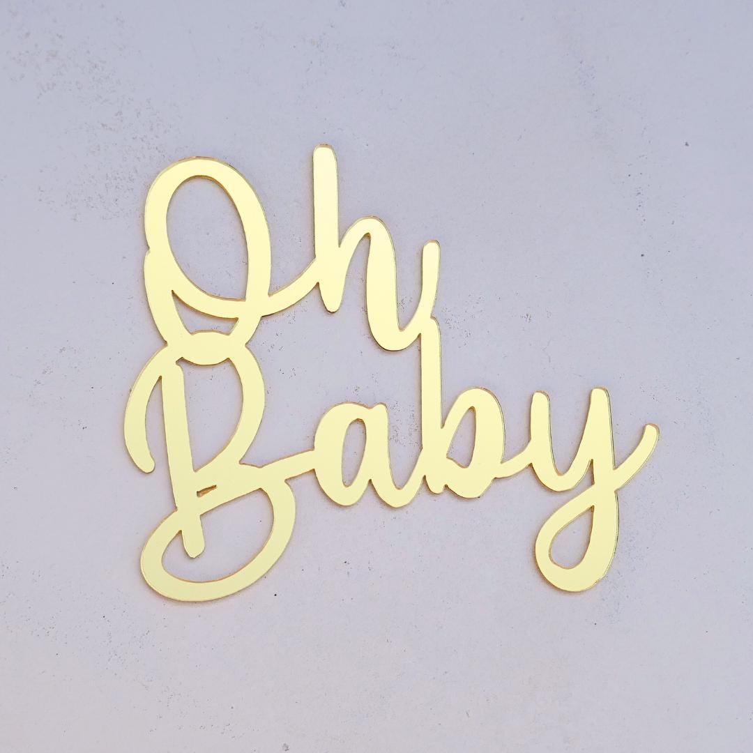 Personalisierter Babyshower Aufkleber "hallo Baby" Für