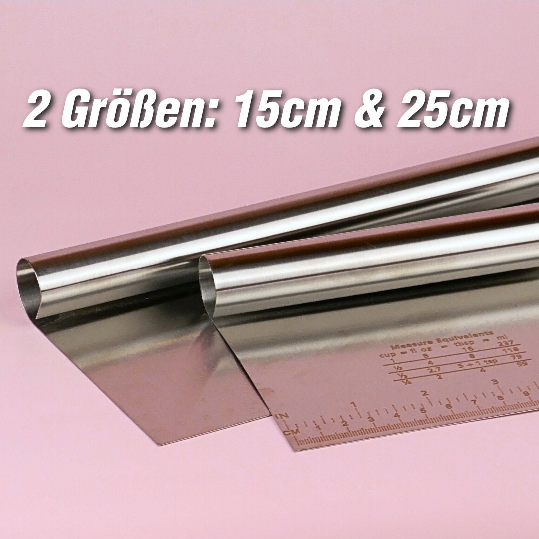 Mini Cake Scraper In Rosa: Perfekter Tortenglätter Aus Acryl Für Saubere Torten-Etagen