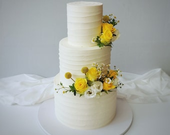 Faites vos propres recettes de gâteaux Gâteau à un étage 2 étages 3 étages Préparez votre propre gâteau de mariage sans fondant Recette de gâteau convertisseur simple