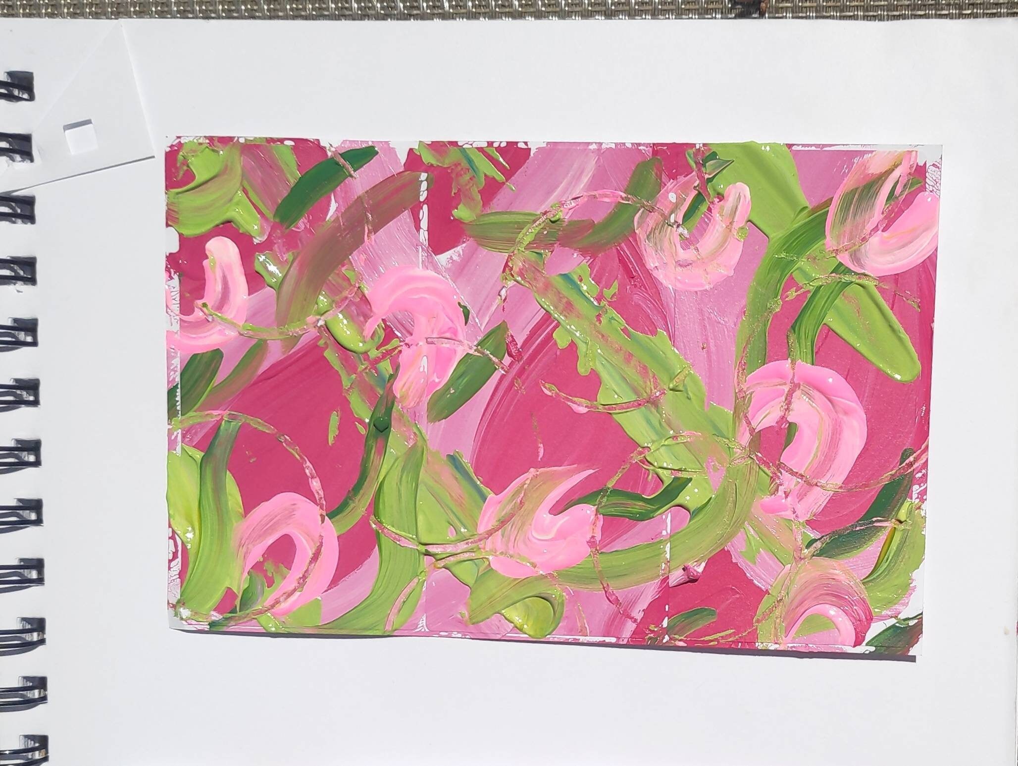 Abstract Art Stickers collection of Six Etsy