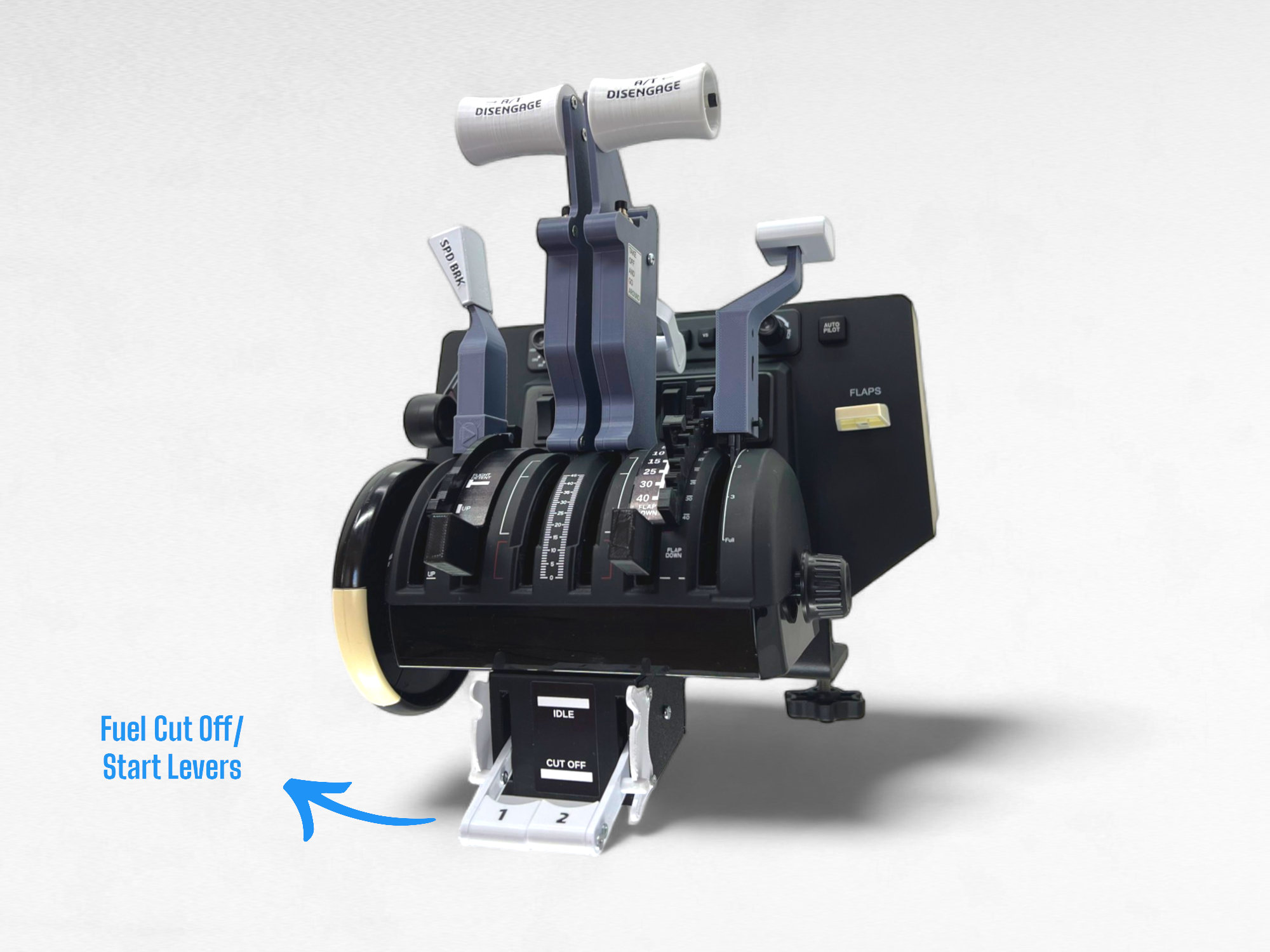 The First Try For Honeycomb Bravo With Boeing 737 Thrust Lever Set