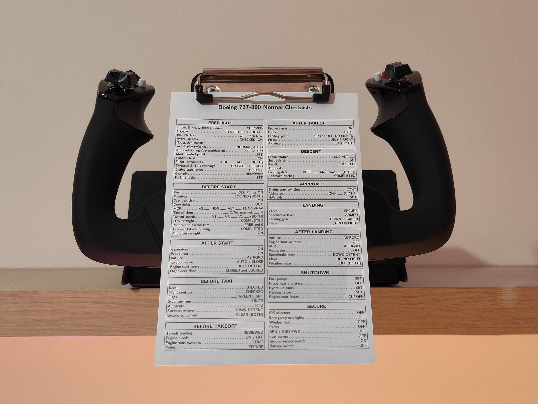 Clipboard for Alpha Yoke Aeronautical Etsy Canada