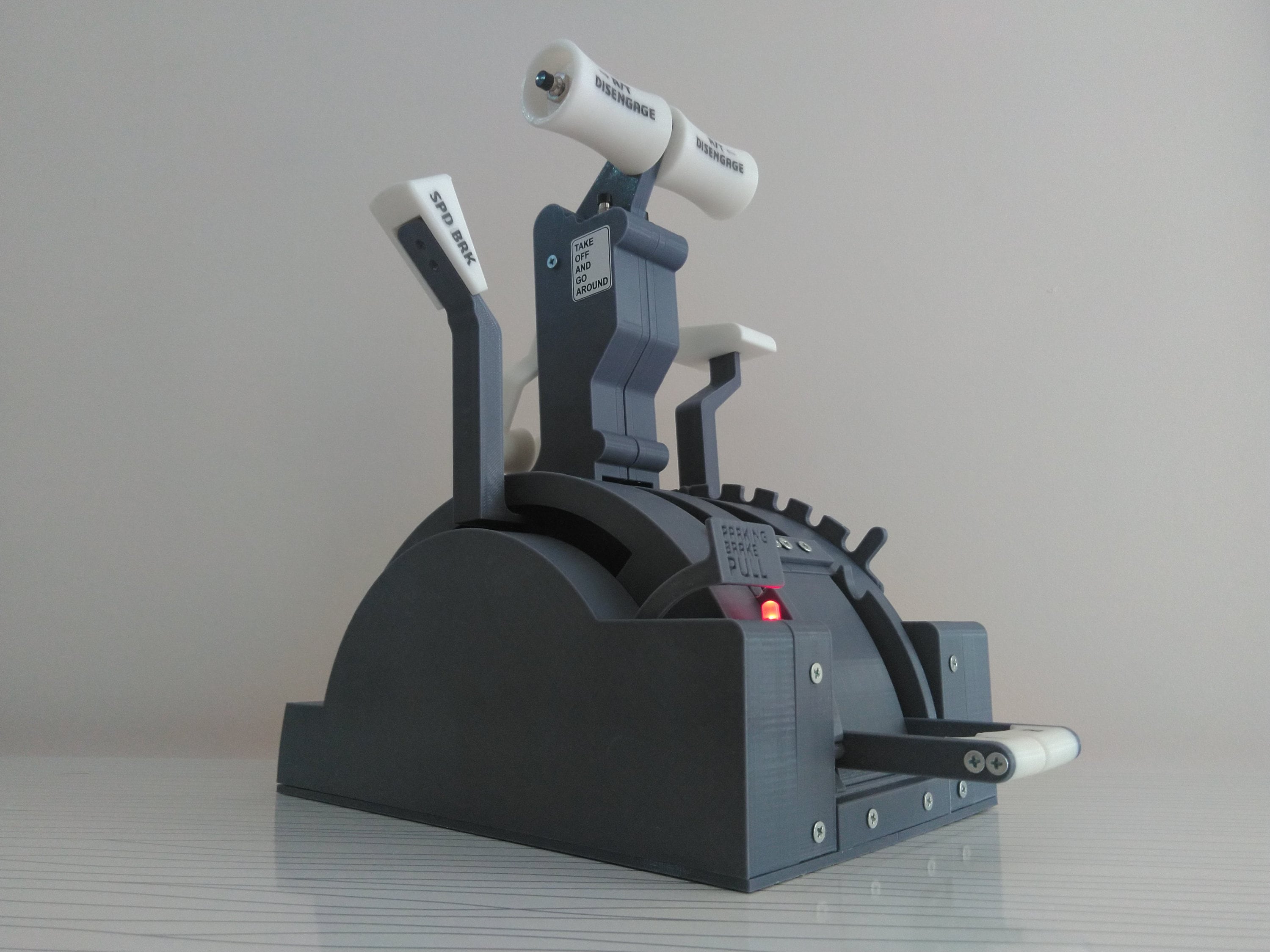 Homecockpit 用ボーイング 737 スロットル クアドラント、3D 印刷可能