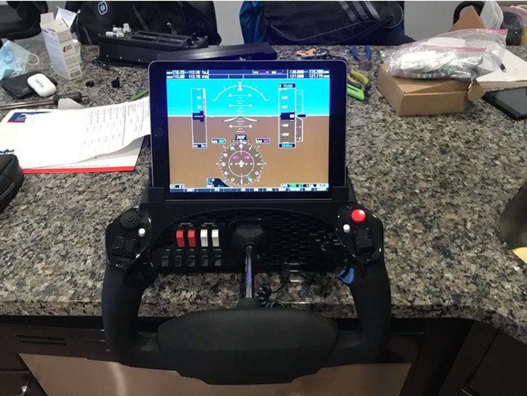 Ipad Stand for Alpha Yoke Flight Simulator Ipad Etsy Australia