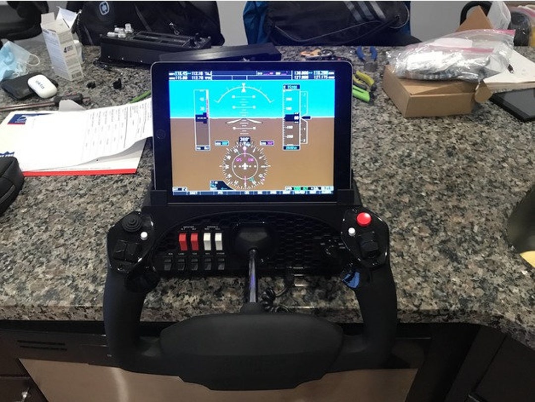 IPad Stand for Honeycomb Alpha Yoke Flight Simulator, iPad Mount, Honeycomb  Alpha Yoke Upgrade, Home Cockpit Modification 