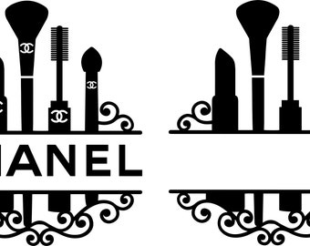 Makeup Brushes Svg Etsy
