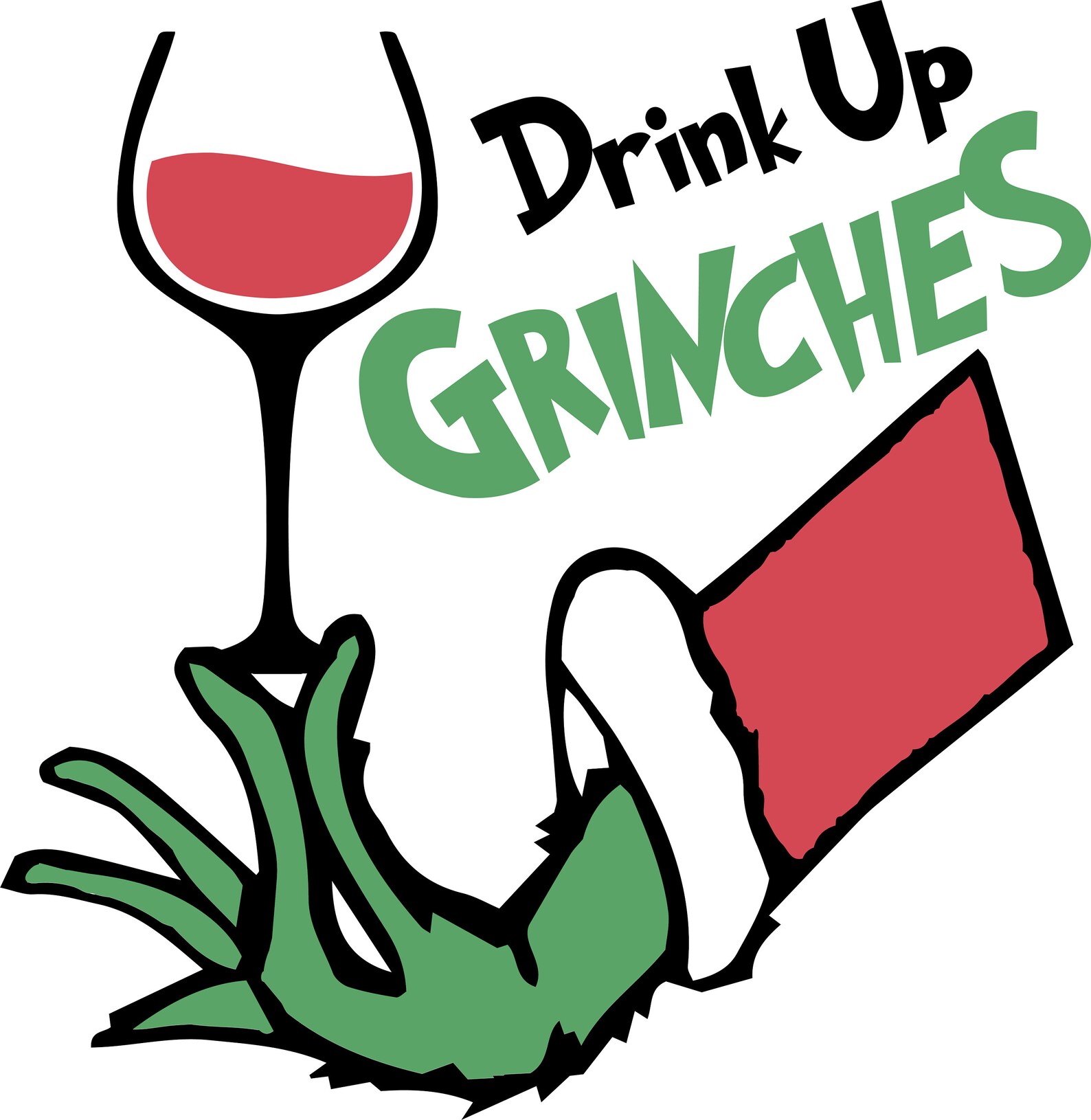 SVG cut file Drink UP Grinches cricut and silhouette three | Etsy