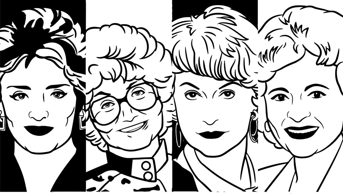 The Golden Girls compatible with cricut and silhouette vinyl  Etsy