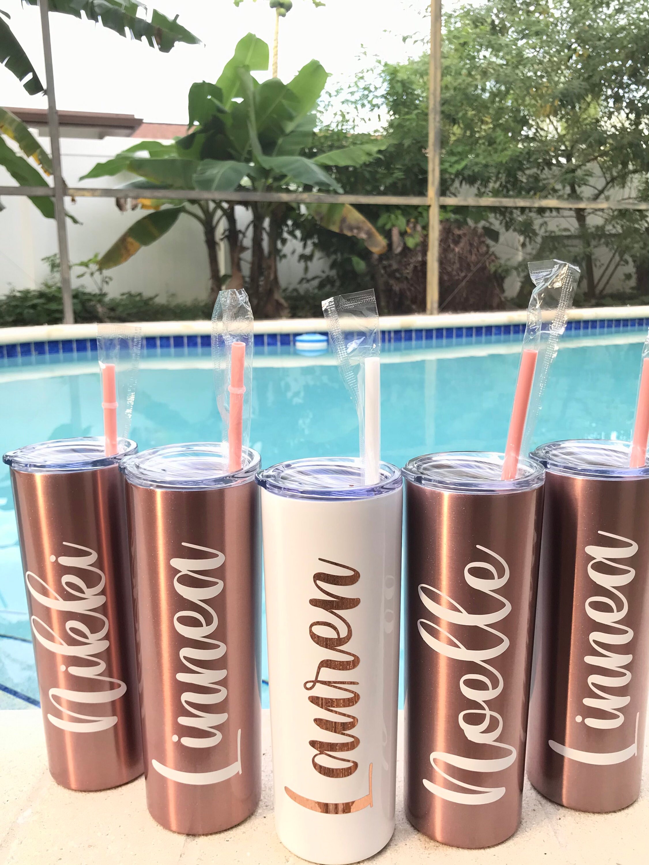 Personalizado Tumblers Bachelorette fiesta 20 oz vaso de acero Etsy