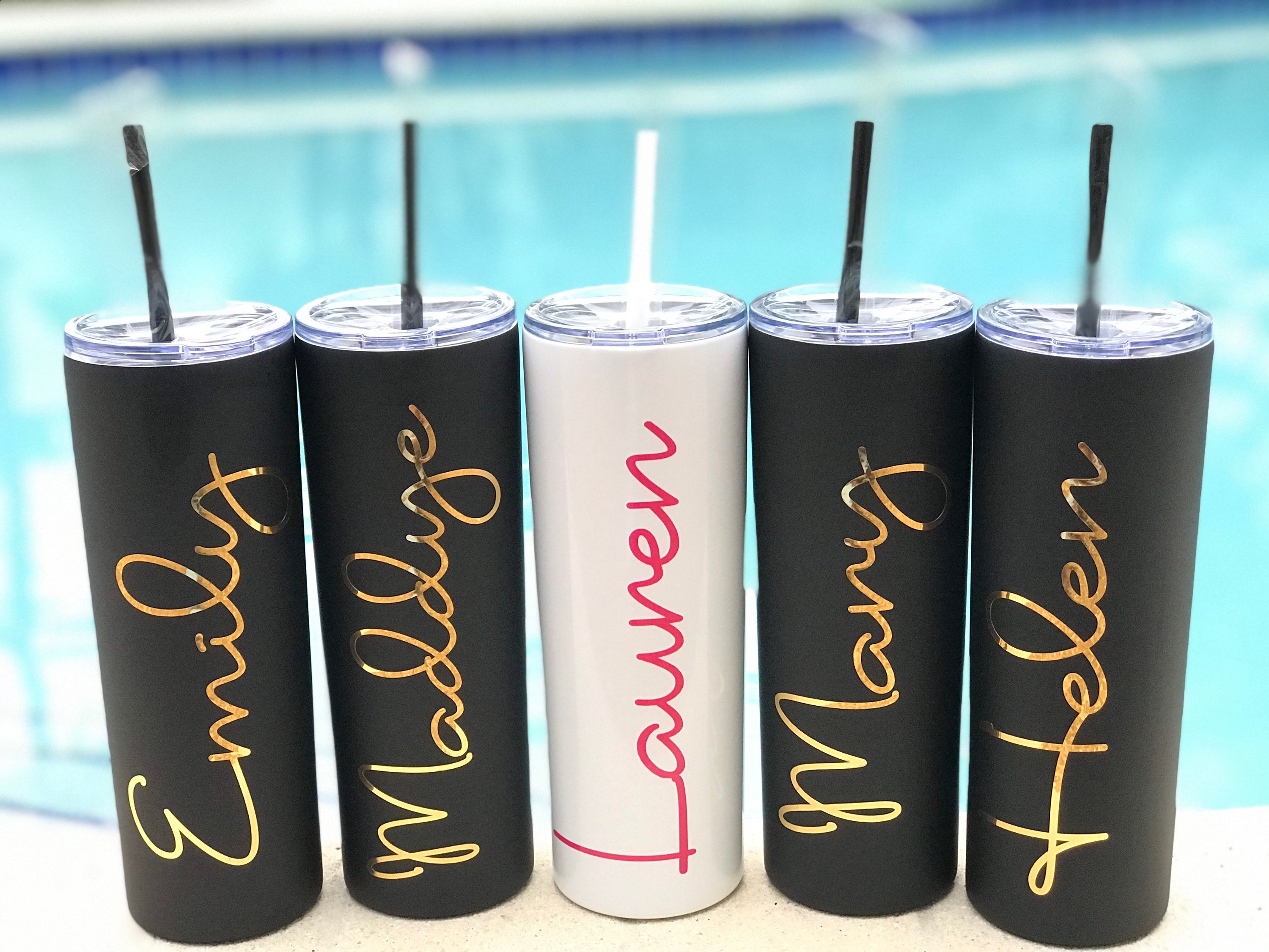 Personalizado Tumblers Bachelorette fiesta 20 oz vaso de acero Etsy