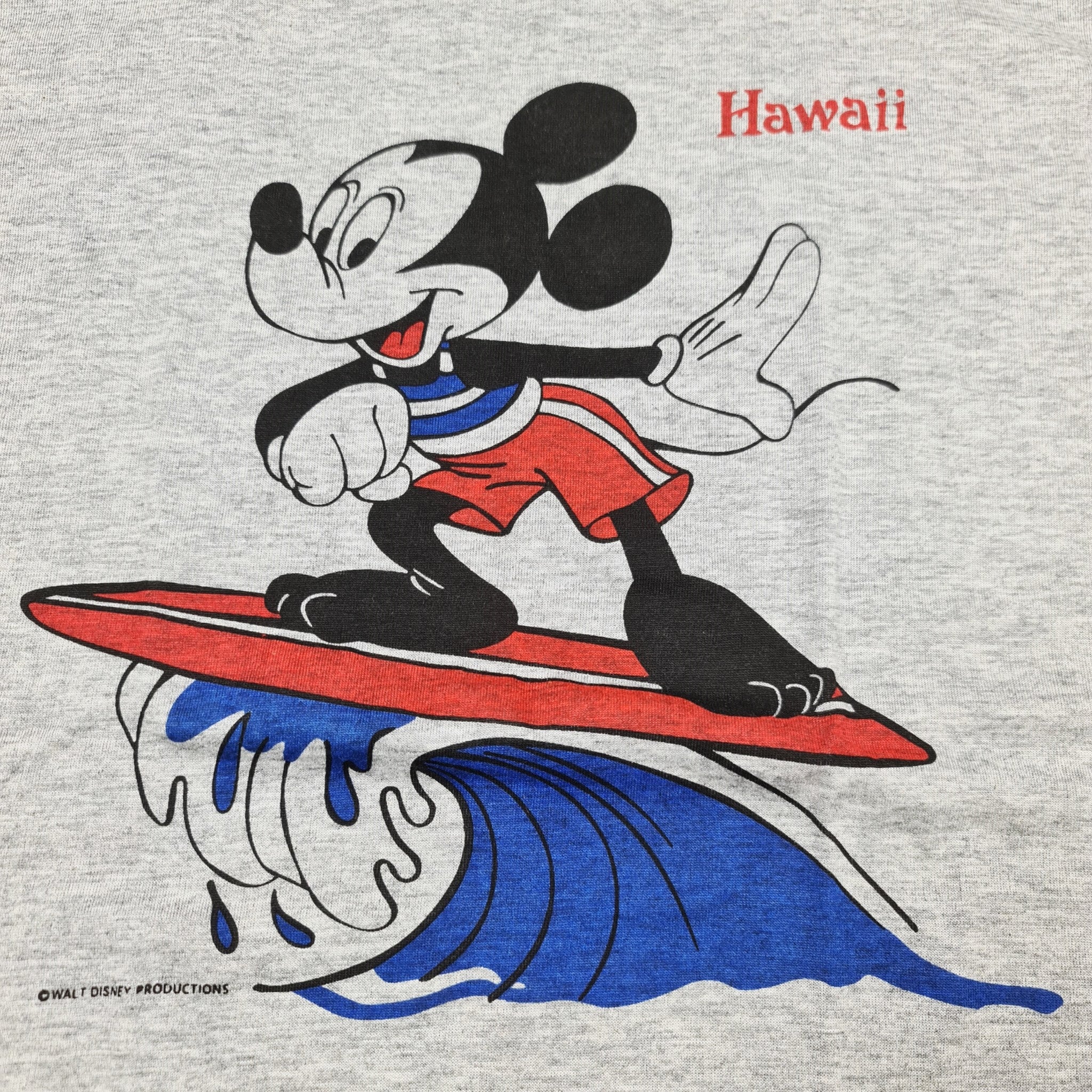 サーファー 海 波 ハワイ 好き 限定 超 ヴィンテージ ミッキー Tシャツ サーファー 海 波 ハワイ 好き 限定 超 ヴィンテージ ミッキー T