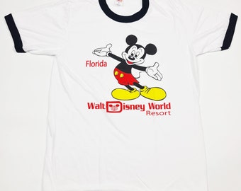 Retro Musse Pigg T-shirt Storlek M
