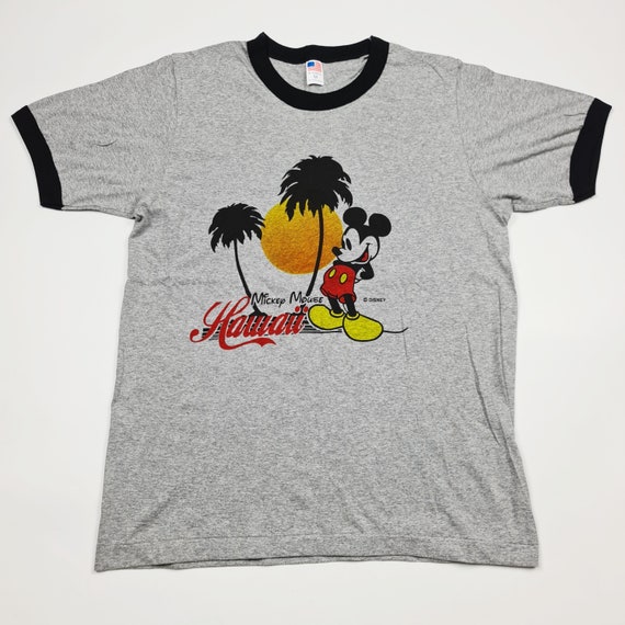 Retro Mickey Mouse Hawaii T-shirt Size.m - Etsy
