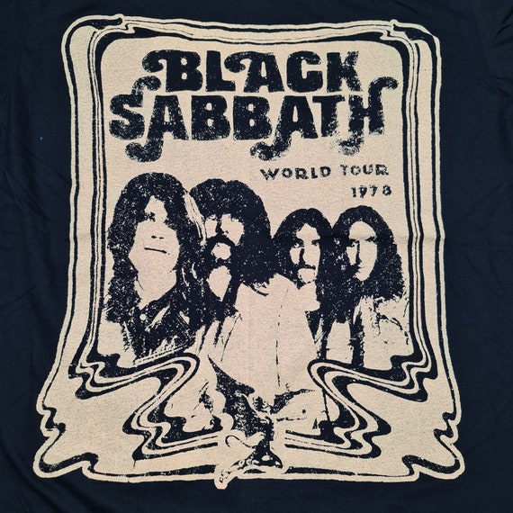 Black sabbath 1978 tour t shirt hotsell