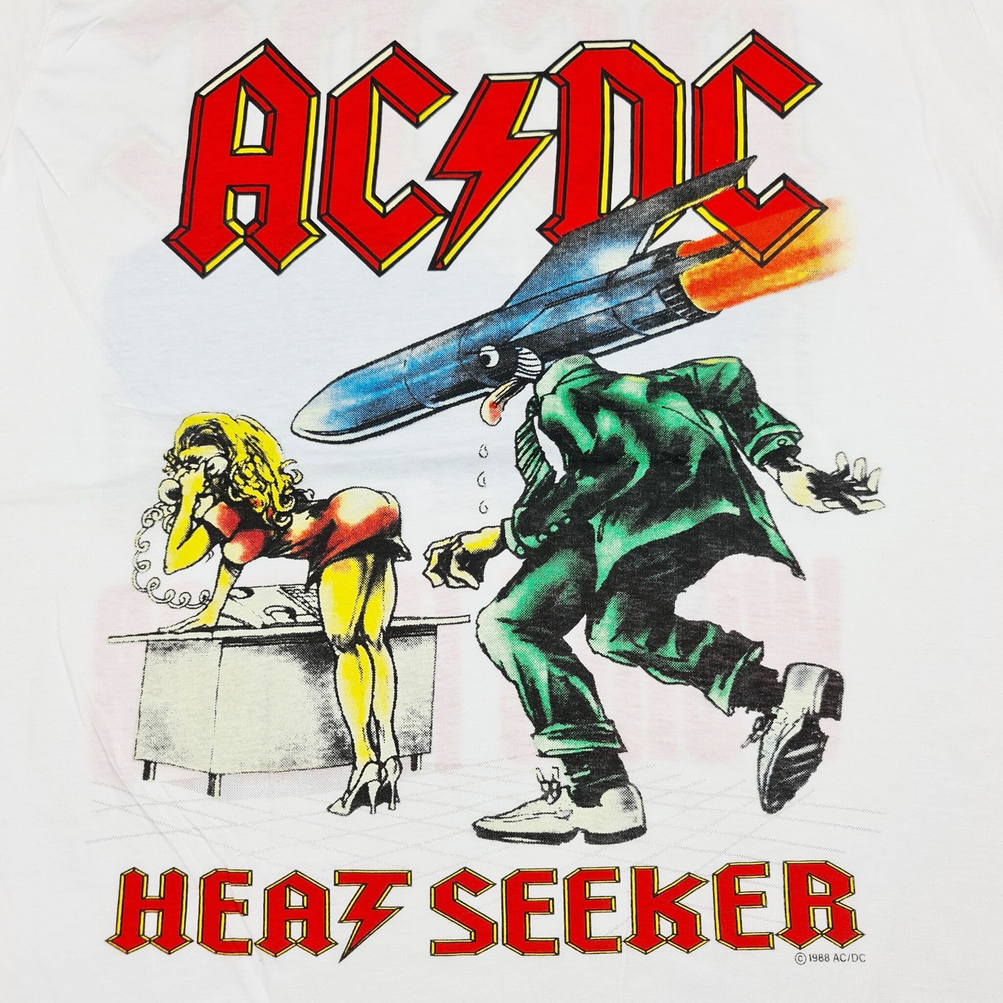 Retro ACDC World Tour 88 T-shirt - Etsy